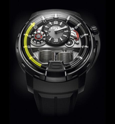 Replica HYT H1 TITANIUM BLACK DLC 148-DL-21-GF-LC Watch